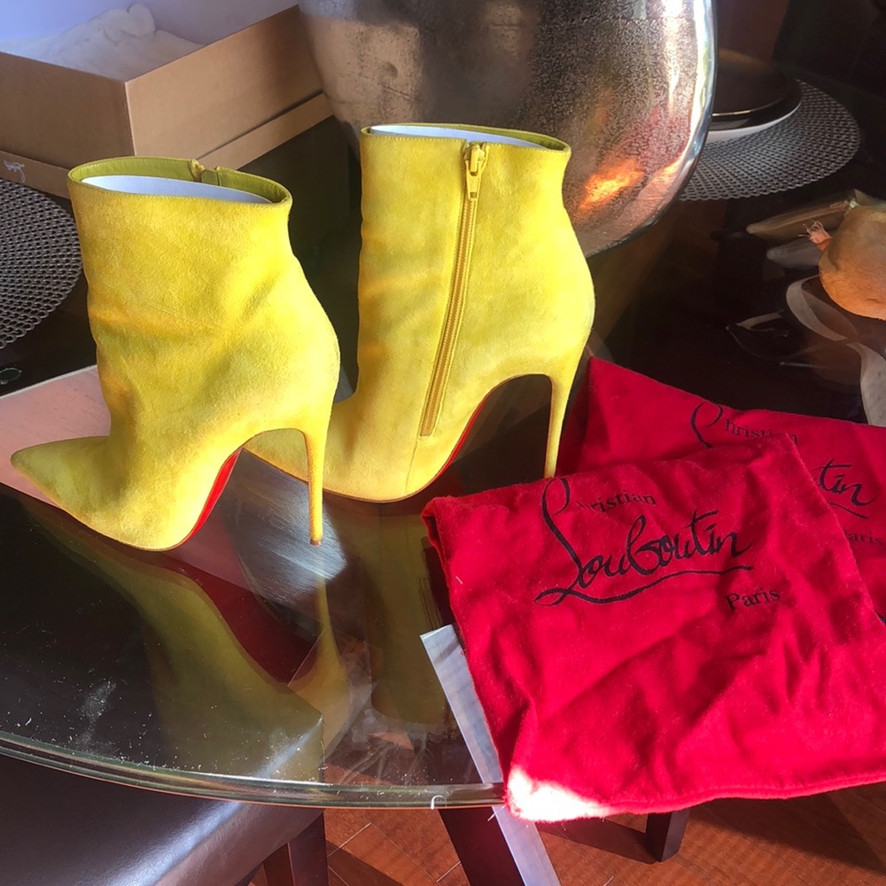 Christian Louboutin so Kate 130 suede booty - Picture 7 of 8